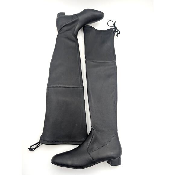 Stuart Weitzman Lowland Over the Knee Boots Women's Black Size US4.5 EU35 - Picture 10 of 12